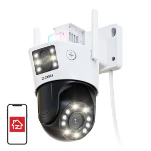 ZOSI C298 WiFi Pan Tilt 6MP Dual Kamera s IP66