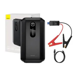 Baseus Super Energy Car Jump Starter 10000mAh, 1000A, USB (čierny)