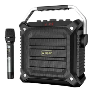 Bezdrôtový reproduktor Bluetooth W-KING K3H 100 W + microphone (čierny)