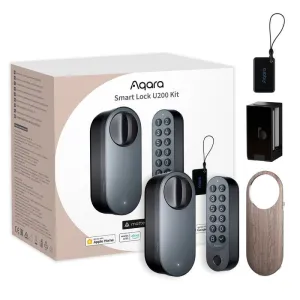 AQARA Smart Lock U200 Kit (EL-D02D), Čierny - Smart Zámok