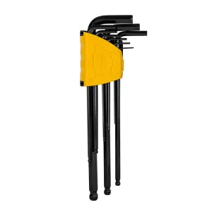 Extra dlhá sada imbusových kľúčov Deli Tools EDL232309H, 1,5-10 mm, 9 ks