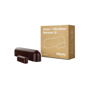 Dverový alebo oknový senzor - FIBARO Door / Window Sensor 2 (FGDW-002-7 ZW5) - Tmavo hnedý