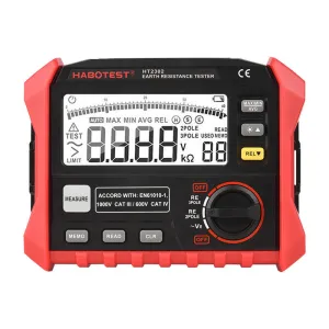 Habotest HT2302 Digitálny tester zemného odporu