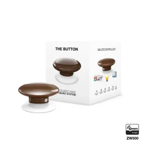 Ovládač scén - FIBARO The Button (FGPB-101-7 ZW5) - Hnedé