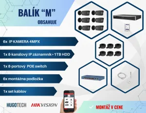 KAMERY HIKVISION balík "M"