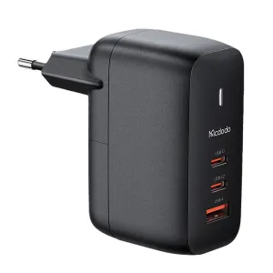 Nabíjačka Mcdodo GaN 65W CH-0291 2x USB-C, USB-A (čierna)