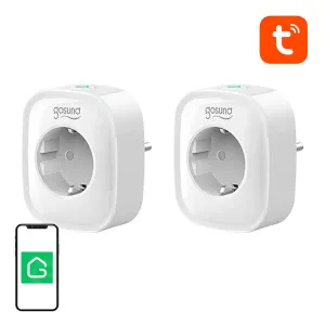 Inteligentná zásuvka WiFi Gosund SP1 (2-pack), 16A, Tuya