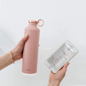 Equa Smart – chytrá nerezová lahev, Pink Blush