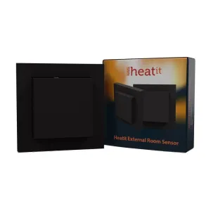 HEATIT Externý Teplotný Senzor Čierna