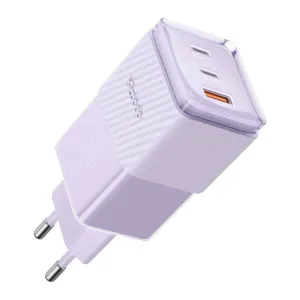 GaN 67W mains charger Mcdodo CH-1502 2x USB-C, USB-A (purple)